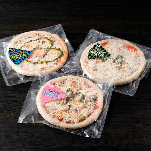 ピザ3種の写真