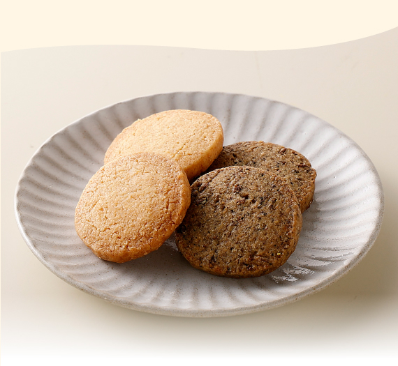 小さめサイズの全粒粉クッキー
