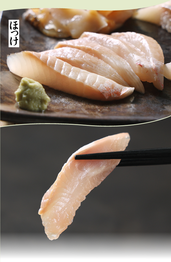 白い海鮮丼の具4種