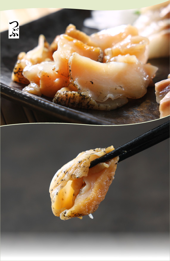 白い海鮮丼の具4種