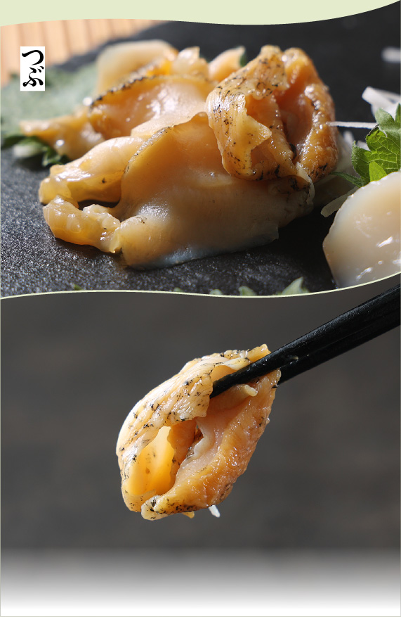 白い海鮮丼の具5種