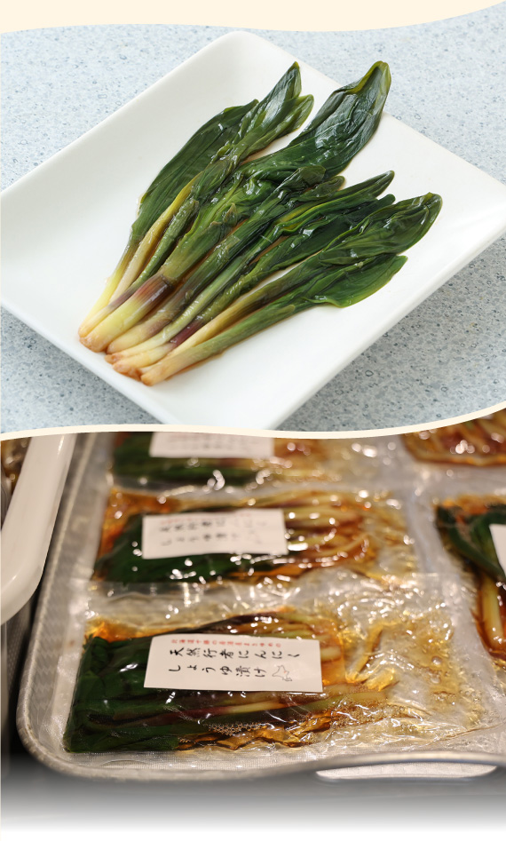 天然行者にんにくしょうゆ漬け