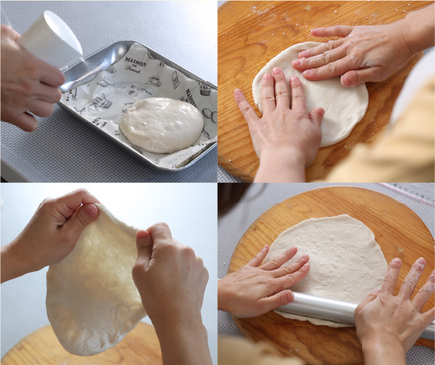 ピザ屋の冷凍玉生地