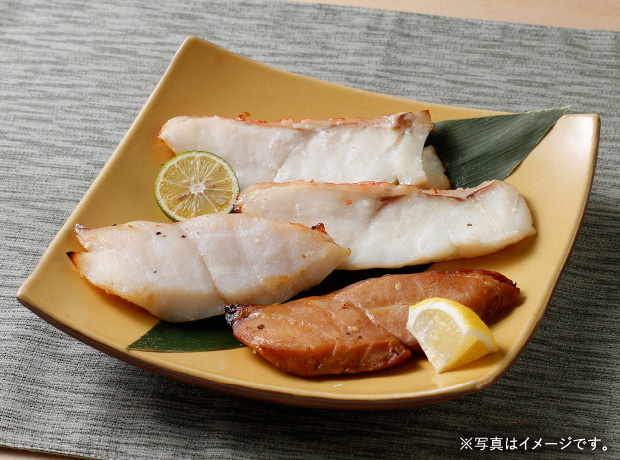 北海の高級魚「銀ダラ」を使用し、道産素材の味噌や麹で味付けた絶品の切り身