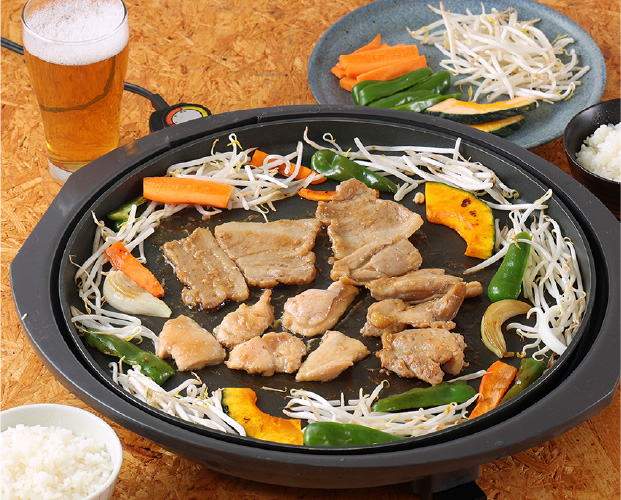 豚と鶏のじんぎすかん