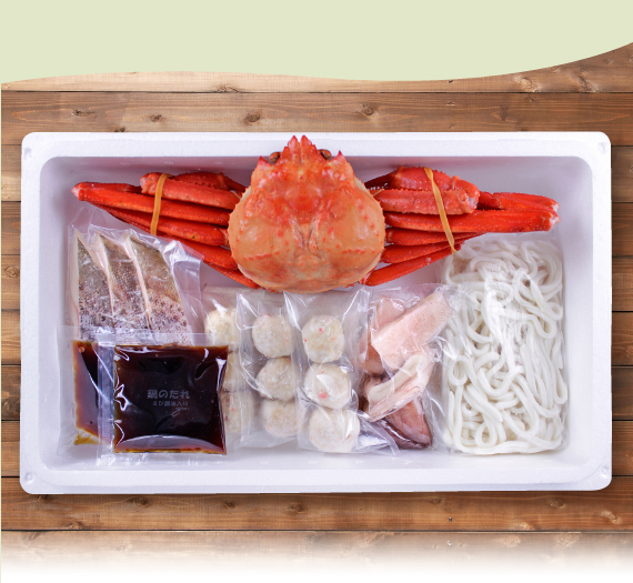 北海道 蟹 海鮮鍋 お取り寄せ｜紅ズワイまるごと海鮮鍋 小樽海洋水産