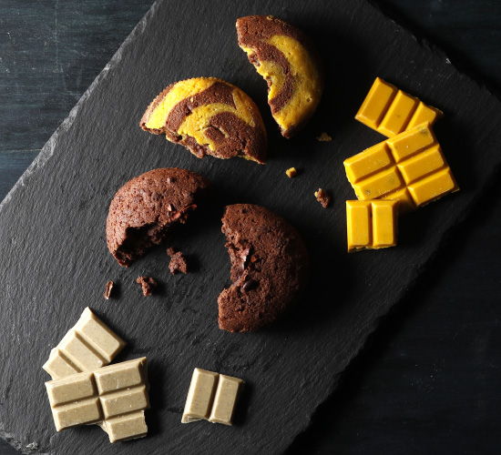 北海道産かぼちゃの優しい甘さが引き立つチョコレートとブラウニーのセット