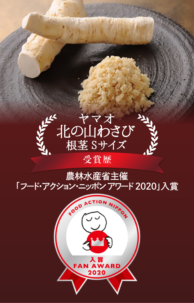 北の山わさび根茎