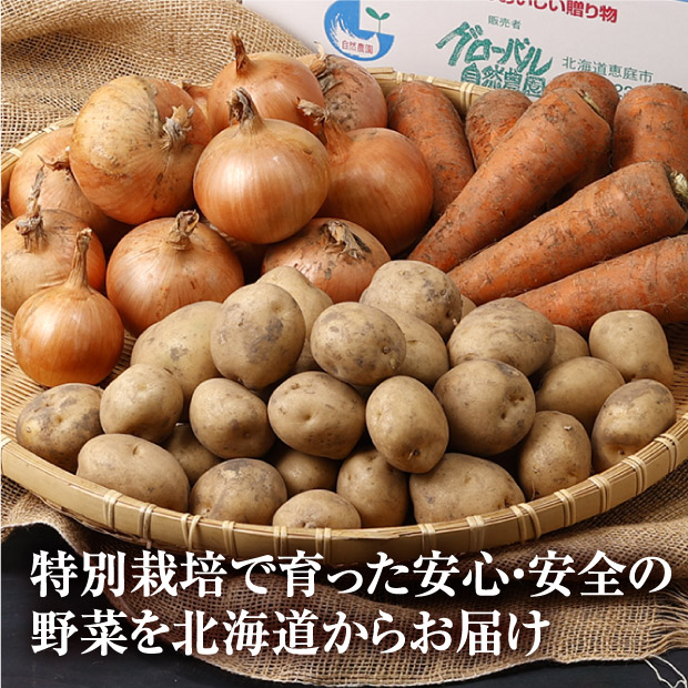 特別栽培 カレーの野菜3種セット（じゃがいも・玉ねぎ・にんじんセット