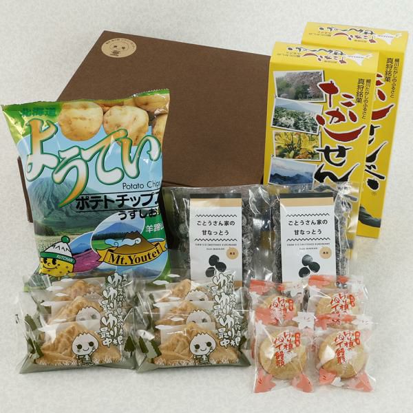 まっかりもっこり菓子セット｜和菓子 饅頭 甘納豆 チップス ｜食べレア 