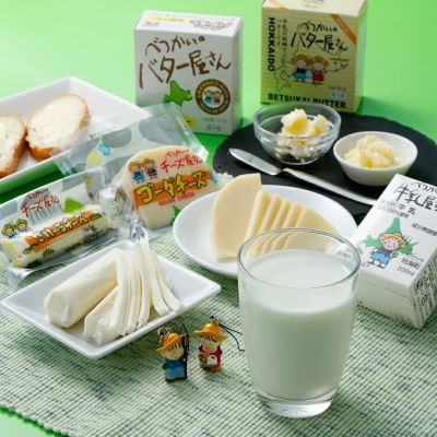 牛乳屋さん べつかい乳製品セットA (M-35)｜お取り寄せ 乳製品 バター｜食べ