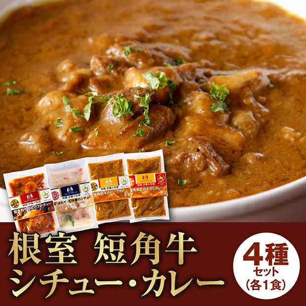 4種のシチュー・カレーセット