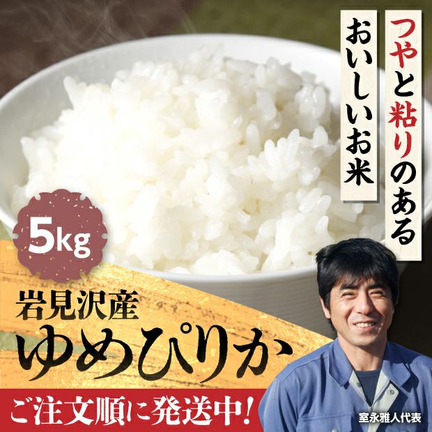 岩見沢産 金賞ゆめぴりか 5kg