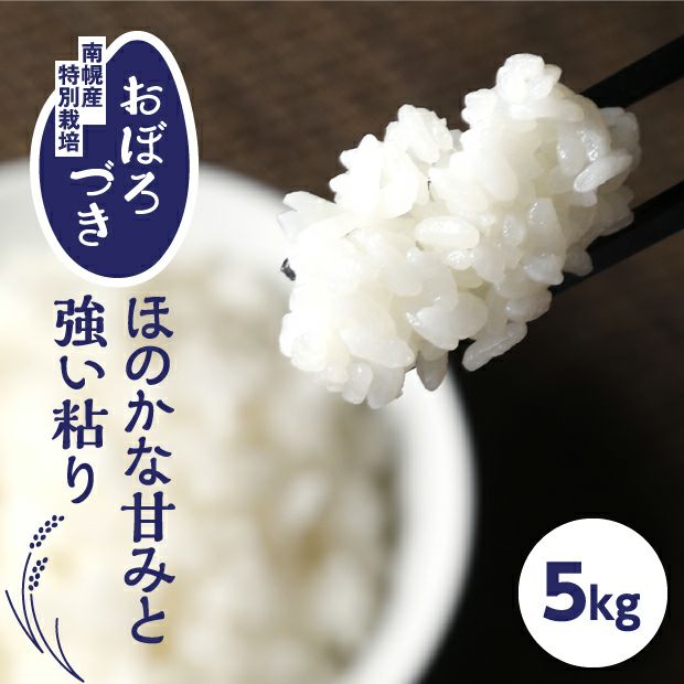 南幌産 特別栽培 おぼろづき 5kg