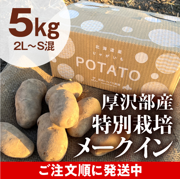 厚沢部産 メークイン（2L～S混） 5kg