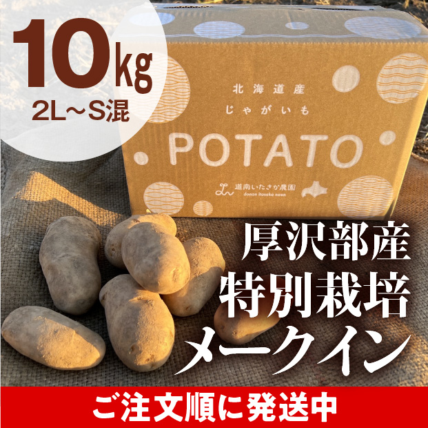 厚沢部産 メークイン（2L～S混） 10kg