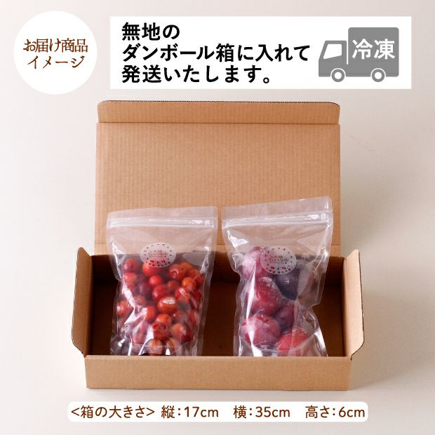 プラム＆さくらんぼセット（計900g）のお届け商品イメージ