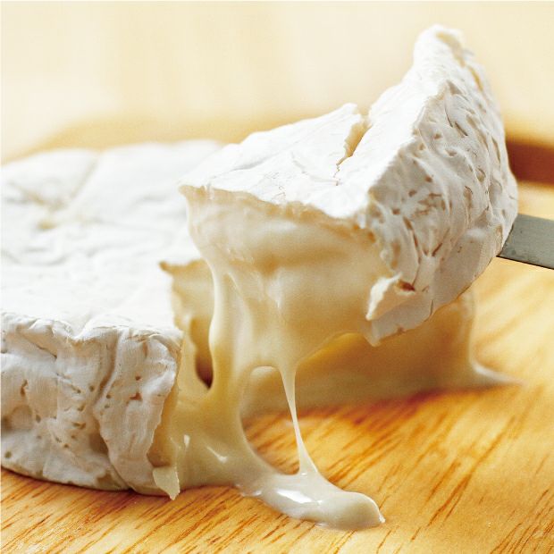 トロトロの中身が溶け出しとても美味しそうなカマンベールチーズ