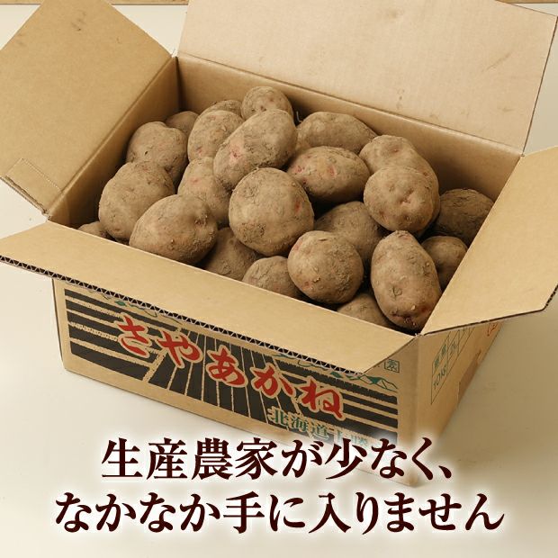 食べレア北海道　北海道の物産の「レア」な魅力を全国に発信するお取り寄せ通販サイト　数量限定】十勝・芽室産じゃがいも「さやあかね」　Ｌ規格