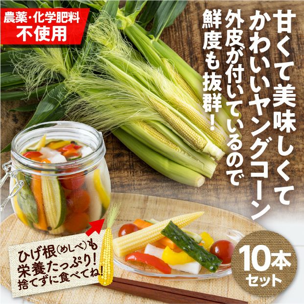 皮付きヤングコーン