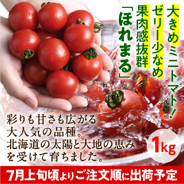 士別産　栽培ミニトマト（ほれまる）